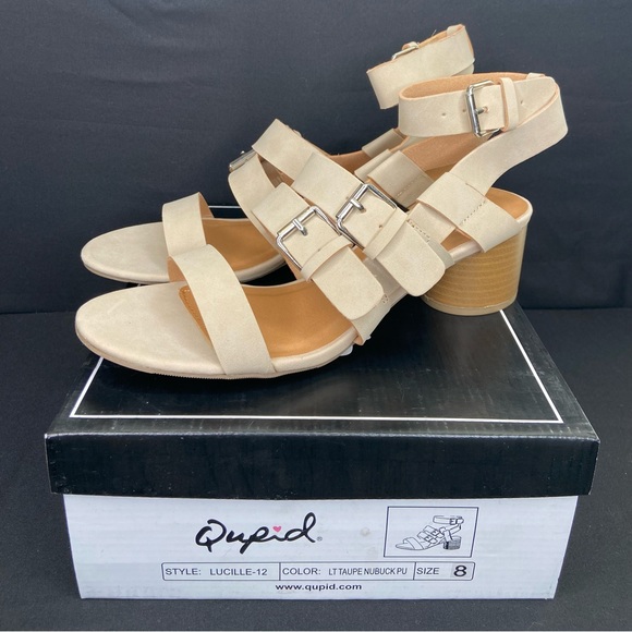 Shoes - Qupid Women’s Lucille-12 LT Taupe Nubuck Pumps Size 8 (BB32)
New in‎ box